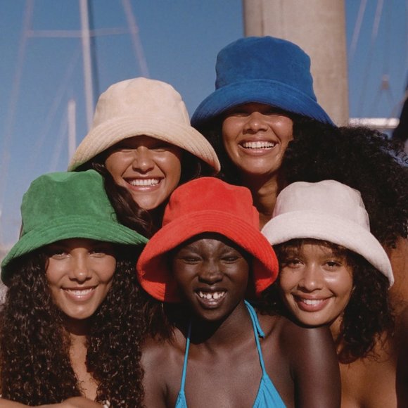 Lack of Color Wave Bucket Hat in Beige Terry main image 9